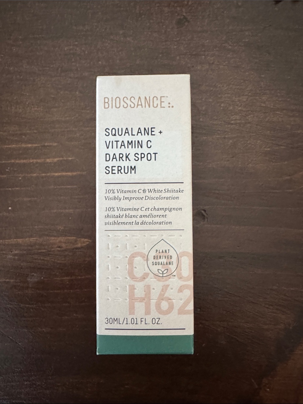 Biossance Squalane + Vitamin C Dark Spot Serum